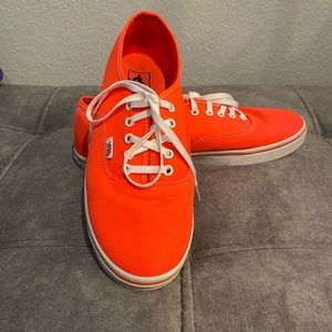 Neon pink Vans